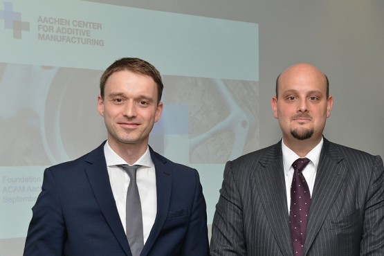 Dr. Johannes Witzel and Dr. Kristian Arntz, managers of ACAM