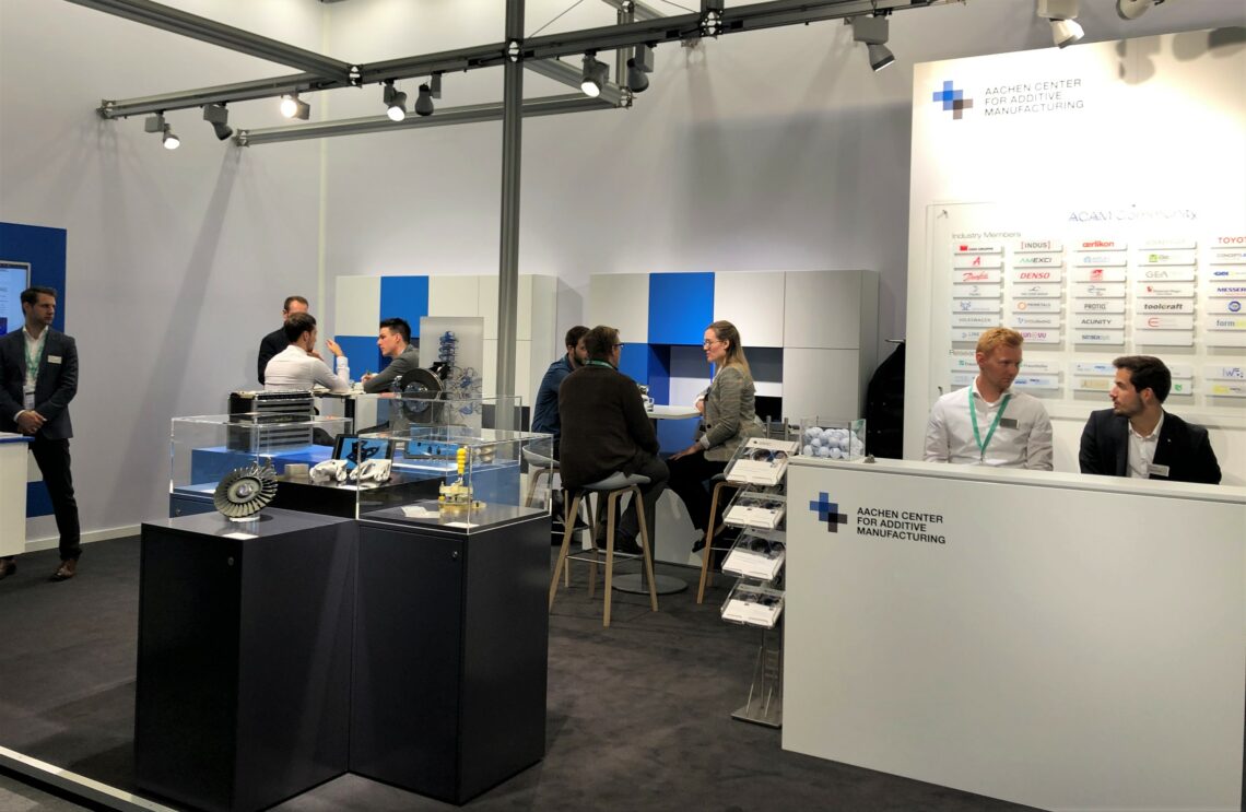 ACAM booth crowded at Formnext 2019