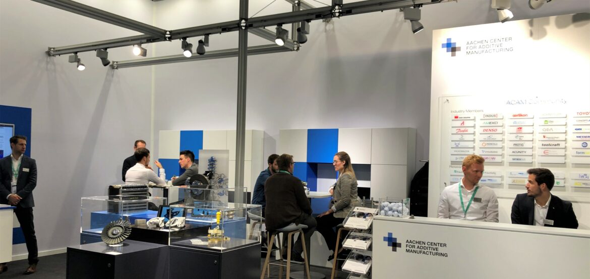 ACAM booth crowded at Formnext 2019